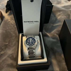 Raymond Weil Chronograph Quartz, beautiful shape, 38mm, classic look